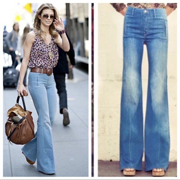 MOTHER Denim - MOTHER The Drama High Rise Flare Jean